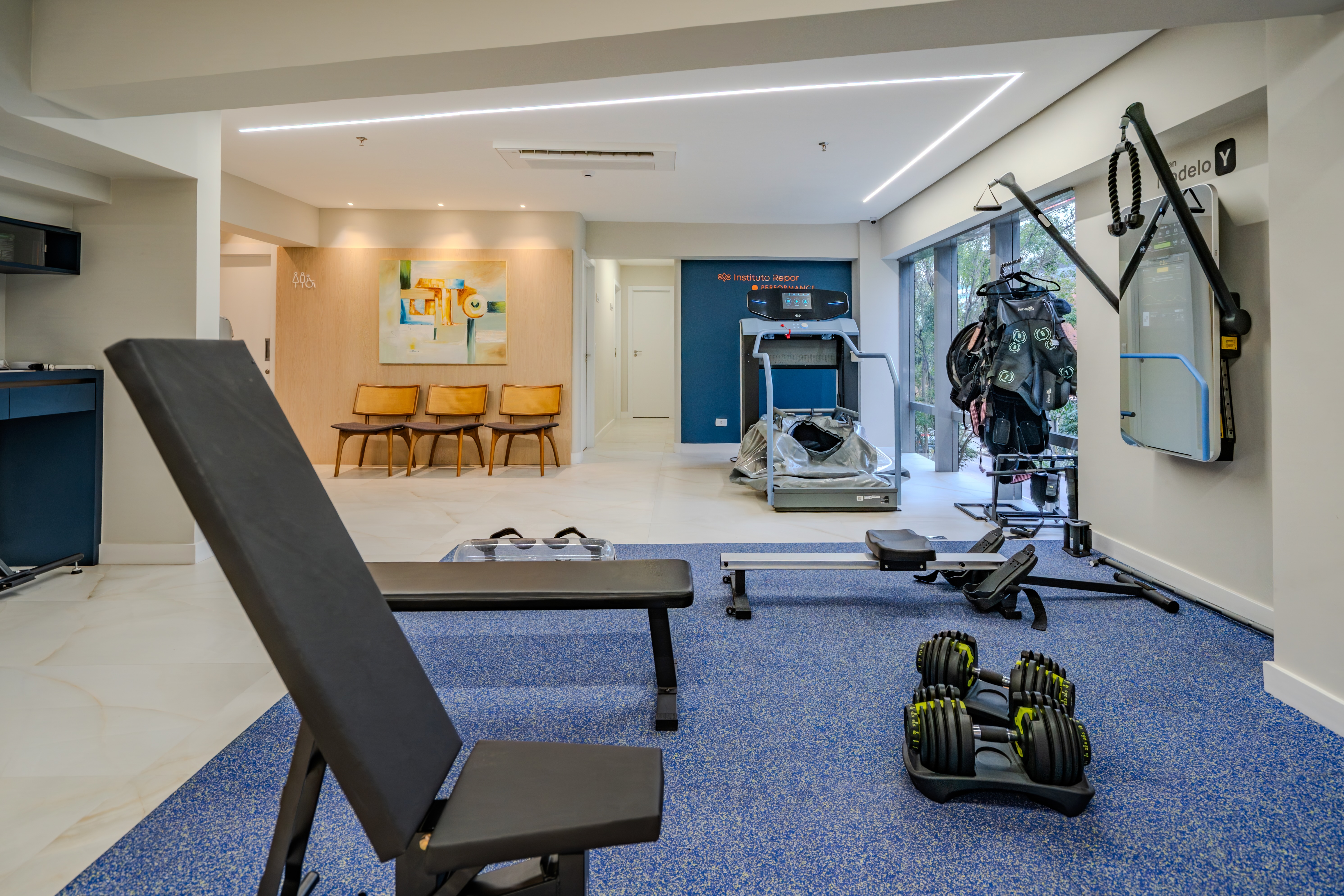 Sala de reabilitação tecnológica