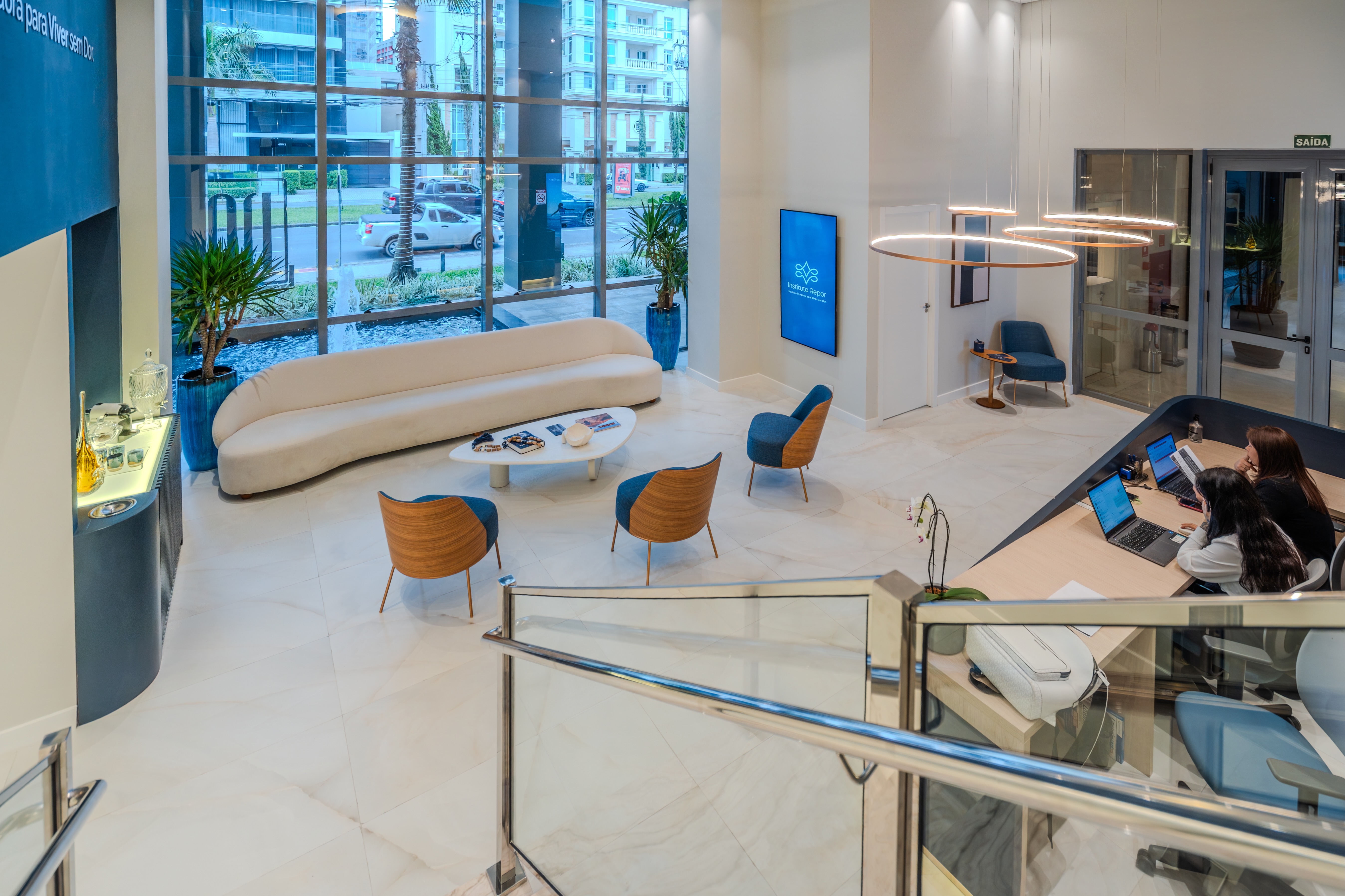 Lobby premium do Instituto Repor